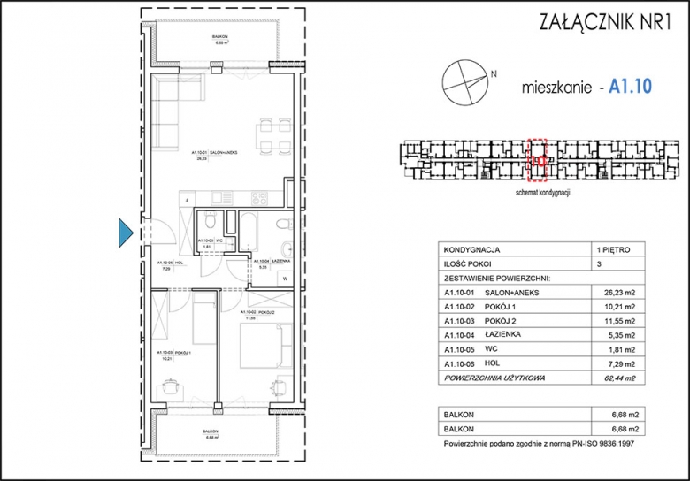 Apartament nr. A1.10